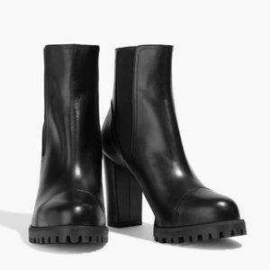 Stuart Weitzman Wenda Leather Bootie - BRAND NEW